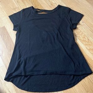 Black Workout stop, Women, Cut-out on the back